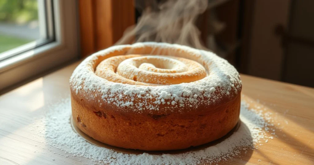 Cinnamon Roll Cake